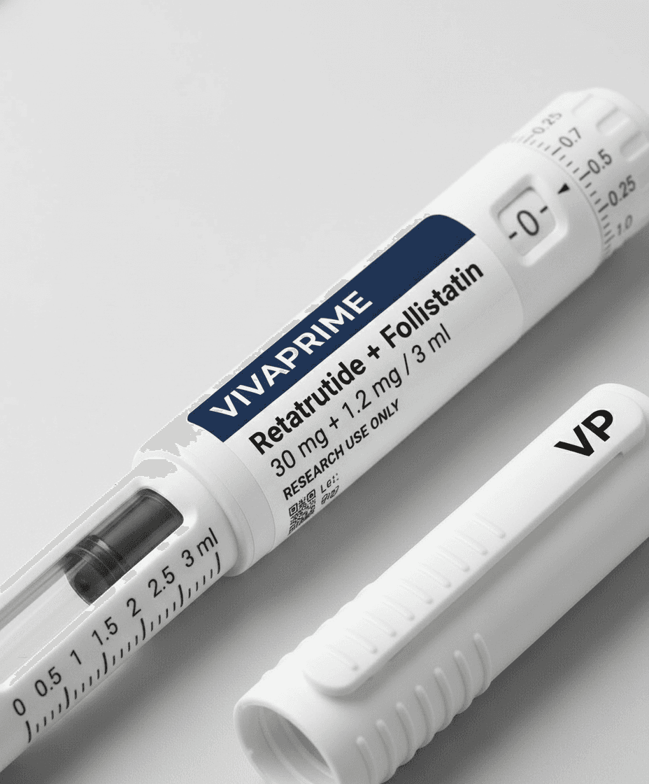 Retatrutide + Follistatin label and dose-window detail